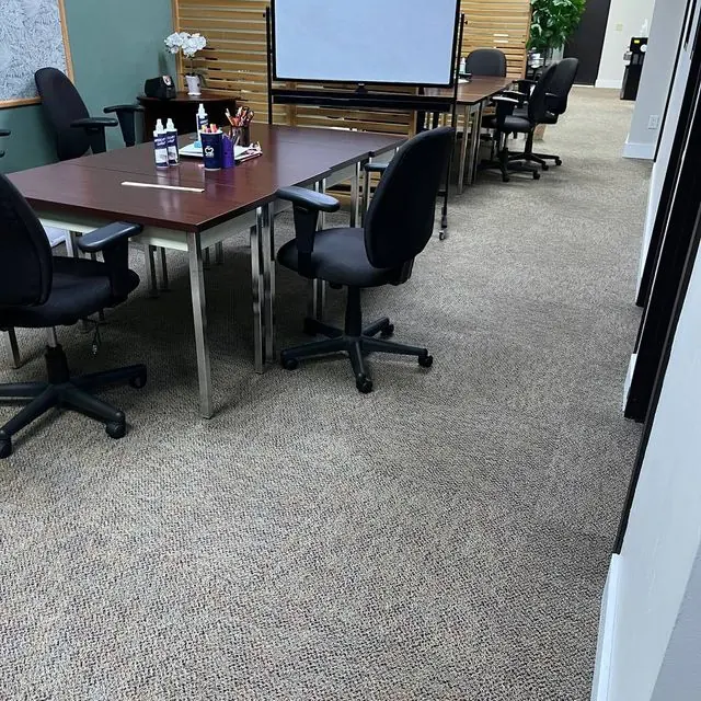Office: Training room, carpet vacuumed